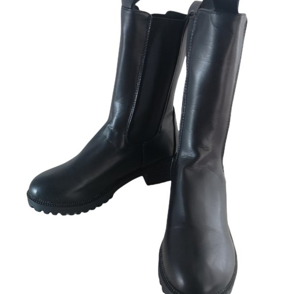 new Fashion Ankle Boots black 10 - Picture 8 of 11